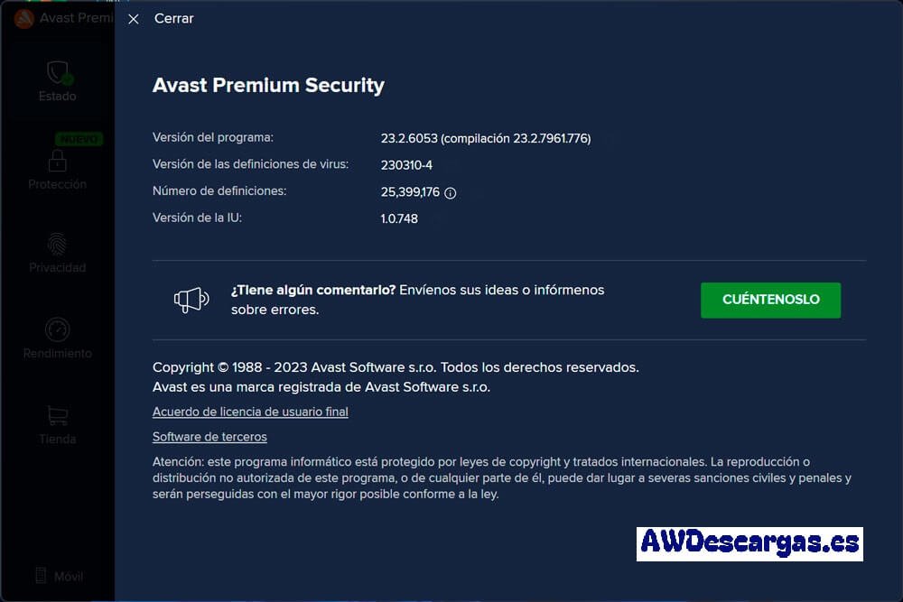 Avast Premium Security Licencia