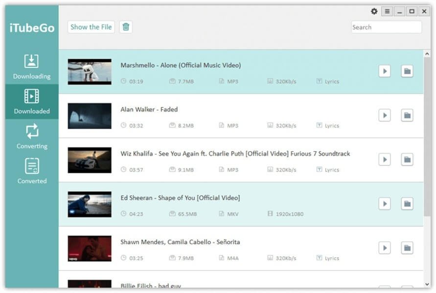 Descargar iTubeGo YouTube Downloader