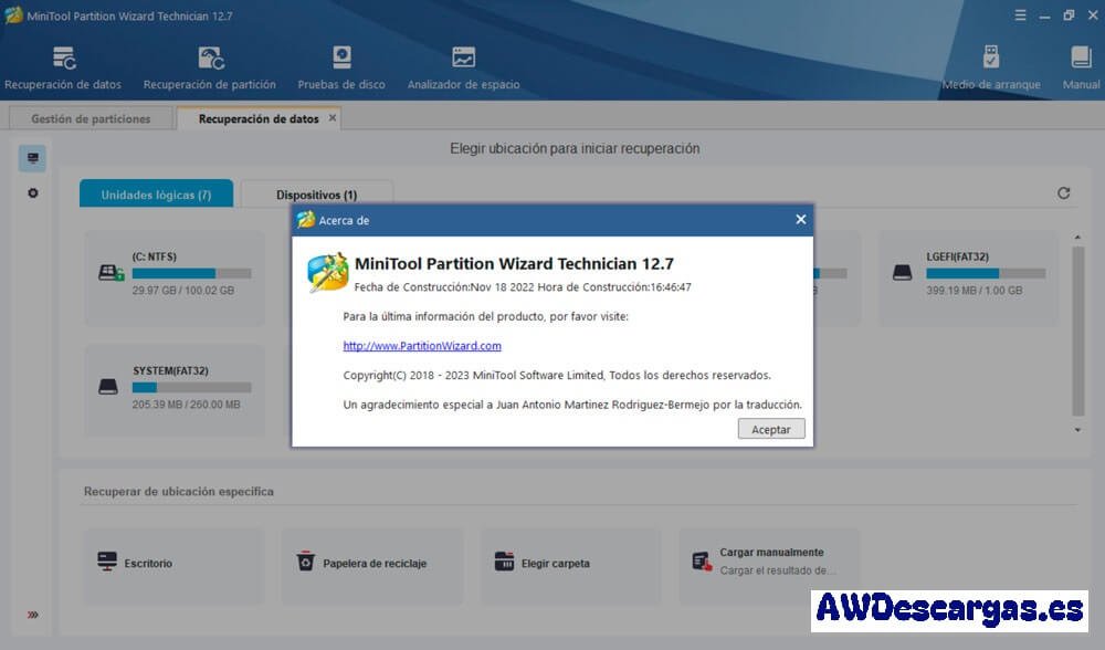 MiniTool Partition Wizard Portable