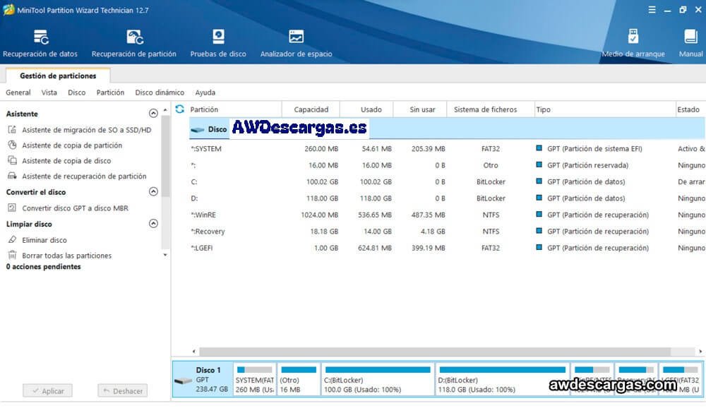 MiniTool Partition Wizard Portable