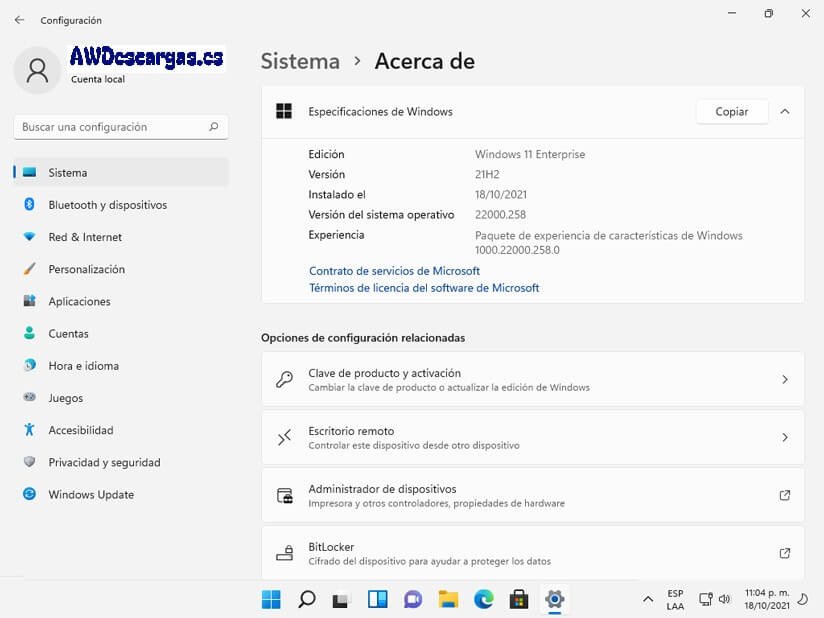 Windows 11 Pro ISO en Español